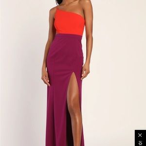 Unworn full length gown